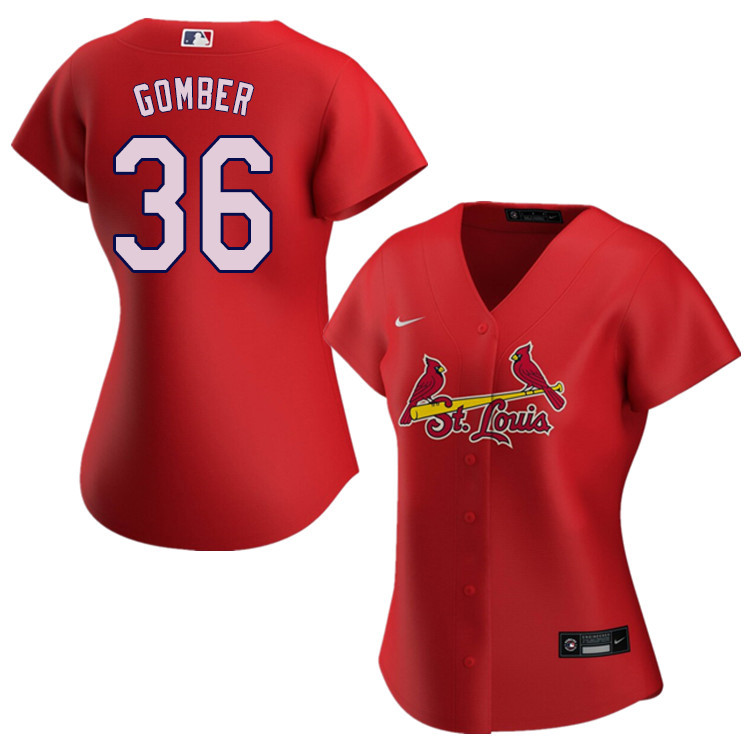 Nike Women #36 Austin Gomber St.Louis Cardinals Baseball Jerseys Sale-Red